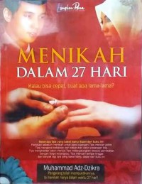 Menikah Dalam 27 Hari